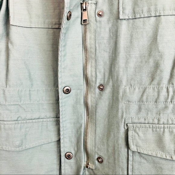 Sage Cotton Utility Jacket - Picture 7 of 12